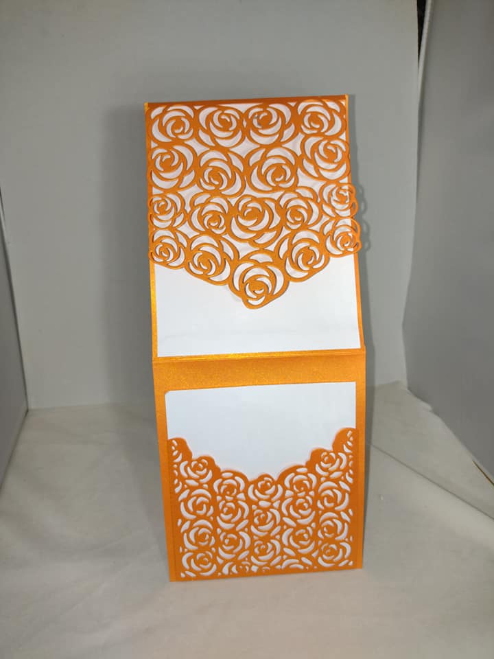 Pocket fold floral lace 3